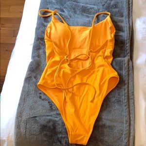 aerie Swim - NWOT Aerie orange one piece aerie Swim - NWOT Aerie orange one piece